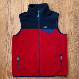 Patagonia Red and Navy Vest